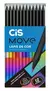 Lapis de cor CIS move 12 cores