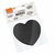 Bloco notes BRW smart coracao preto