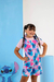 Salopete Stitch - Rosa - comprar online