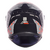 Capacete ASX Draken Thunder Brilhante Cor Preto/Cinza/Vermelho - loja online