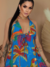 Imagem do Vestido Longo Tropical em Viscose com Fenda Lateral Sofisticação e Conforto para o Verão