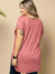 Blusa Feminina Soltinha em Malha Flamê com Decote V e Bolso Frontal - Conforto e Estilo em Viscose e Poliéster - comprar online