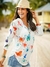Blusa Feminina em Flamê com Decote V e Zíper Conforto e Estilo Casual para Qualquer Ocasião - loja online