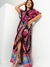 Vestido Floral Tropical Longo Feminino Soltinho Com Decote V - loja online