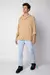 Camisa Manga Larga Lino Camel en internet