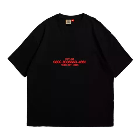 Remera Hotline Negro - comprar online