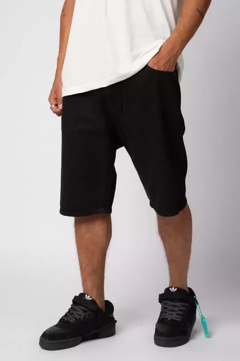 Bermuda Baggy Relaxed Browne Negro
