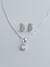 Conjunto Cravejado com Zircônia Cristal Oval - comprar online