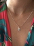 Conjunto Cravejado com Zircônia Cristal e Turmalina Oval na internet