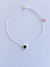 Pulseira com Coração em Zircônia Esmeralda - comprar online