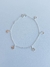 Pulseira Pingentes Medalhas Texturizadas - comprar online