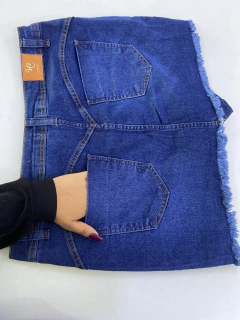 Short Saia Plus Com Laycra Escuro na internet