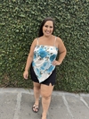 Blusa lenço - Plus size