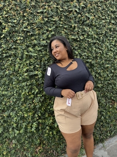Body Gabriela - Plus size- manga longa - Cheias de charme