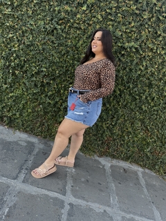 Cropped mula manca - Plus size - Cheias de charme