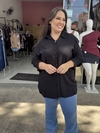 Camisa preta g3 - plussize