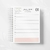 Agenda Feminina Letra - Flores