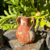 Vaso mescla - Branco com terracota - LAÊ - home decor