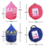 Imagen de Carpa Castillo Plegable Rosa o Azul