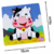 Rompecabezas madera vaca en internet