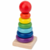 Juego Didáctico Torre De Madera Aros Apilables