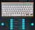 Kit Teclado + Mouse Sem Fio - 2.4ghz Weibo na internet