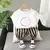 Conjunto de camiseta e shorts de algodão de manga curta infantil