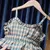 Conjunto de Saia Xadrez