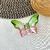 Broche Mariposa | Verde Rosa | Disp. en Cta Capital