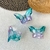 Broche Mariposa | Aqua Lila | Disp. en Cta Capital - comprar online