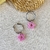Argollas Flor | ROSA | ACERO Q | Disp. en Cta Capital