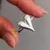 Anillo Corazón T19 | ACERO B. | Disp. en Londres Cta.