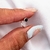 Piercing Argolla con Strass Negro | Acero B | Disp. en Londres Ctca.