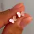 Aros Pasantes | Mini Mariposa Rosa | Acero D | Disp en Londres Cta