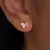 Aros Pasantes | Mini Mariposa Rosa | Acero D | Disp en Londres Cta - comprar online