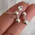 Aros Pasantes | Doble Bolita | Acero B | Disp en Londres Cta - comprar online