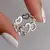 Anillo Corazones Calados T18 | ACERO B. | Disp. en Londres Cta. - comprar online