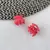Par de Mini Broches Mate | Rojo | Disp. En Londres Cta