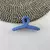 Broche Rulo Médium | Azul | Disp. En Londres Cta.