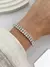 Pulsera Doble Stras | Acero B | Disp en Londres Cta