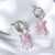 Aros SUGAR | Rosa/Blanco | ACERO Q | Disp. en Londres Cta