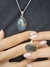 DIJE DE PIEDRA LABRADORITA- JOYERÍA DE AUTOR. en internet