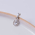 DIJE DE PLATA CON PIEDRA CUBIC-JOYERÍA DE AUTOR- - comprar online
