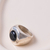 Imagen de ANILLO BOMBÉ ACRÍLICO-JOYERÍA DE AUTOR.
