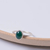 ANILLO PIEDRA OVAL VERDE-JOYERÍA DE AUTOR - comprar online