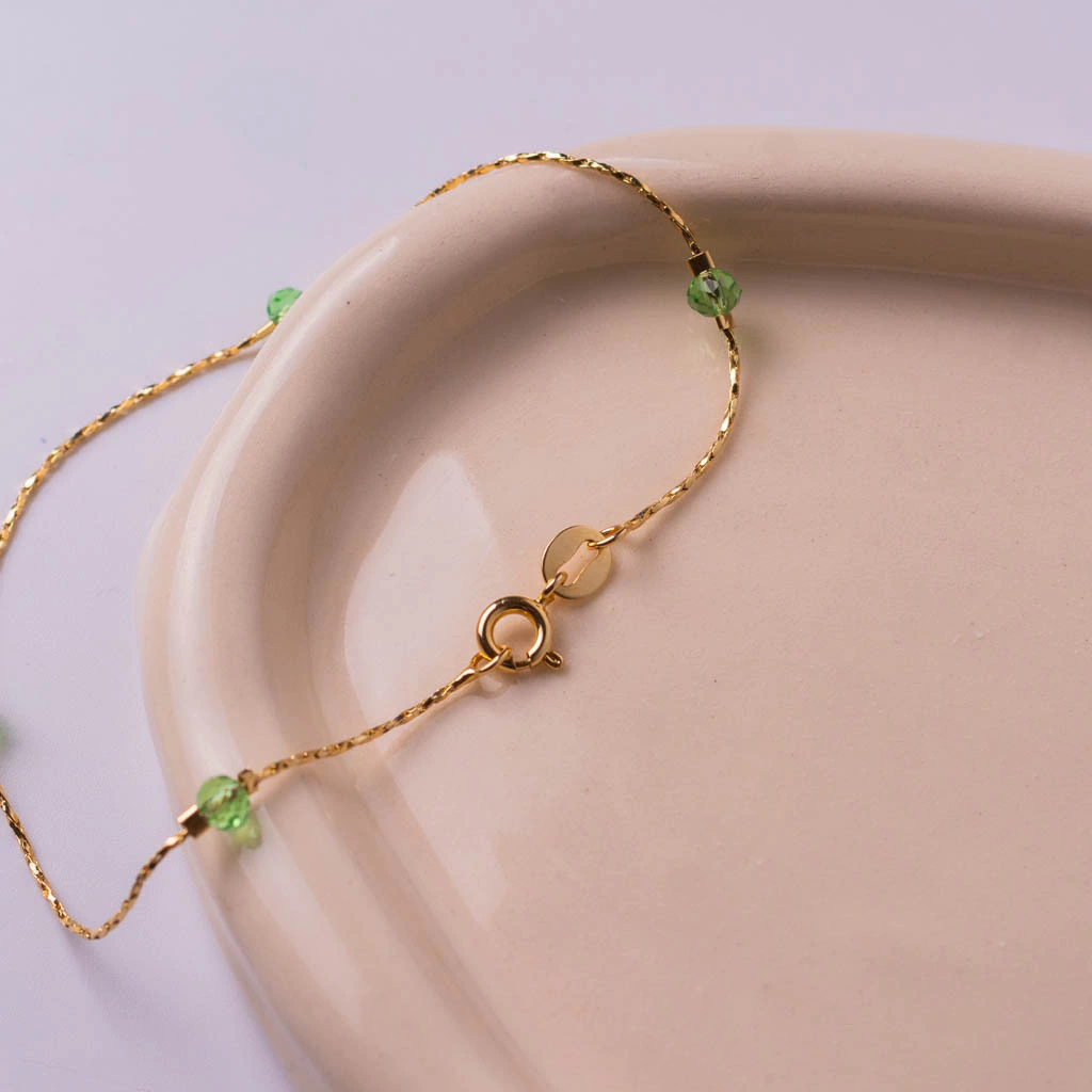 PULSERA HILO CRISTALES