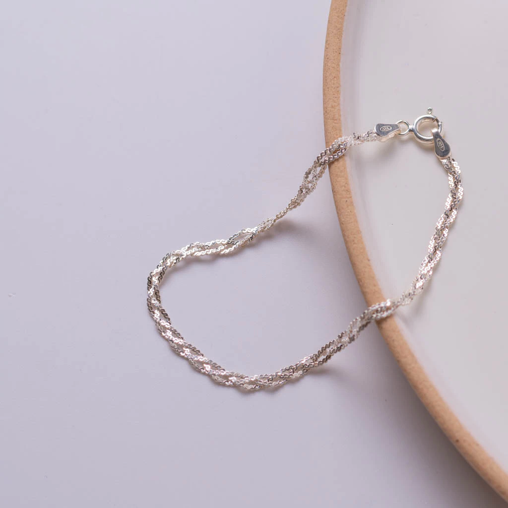 PULSERA TRENZA LINEA SHINE