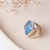 ANILLO CIELO-PLATA PERUANA - Hela Joyas