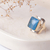 ANILLO CIELO-PLATA PERUANA - tienda online