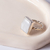 ANILLO PIEDRA CUARZO- JOYERÍA DE AUTOR. - Hela Joyas